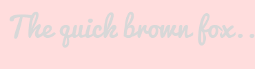 Image with Font Color D8D8D8 and Background Color FFDDDD